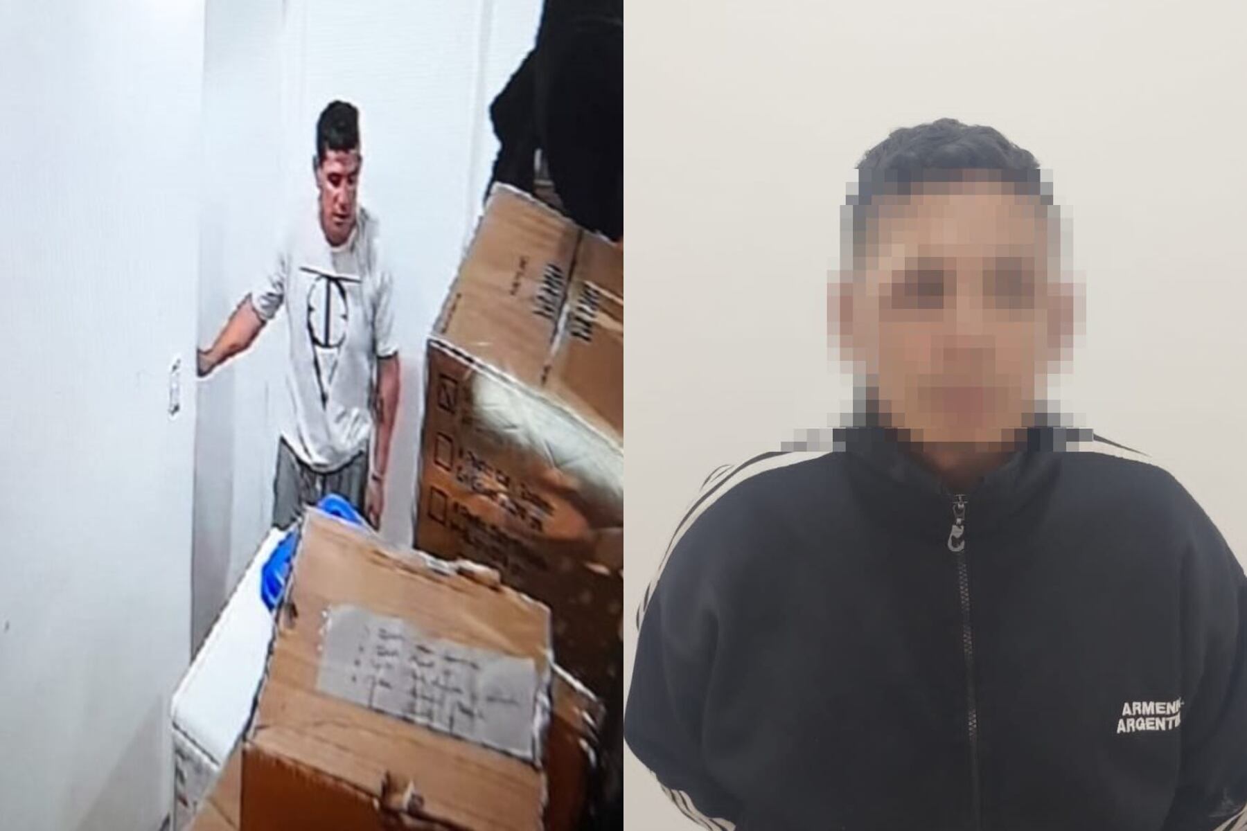 Mediante la obtención de las huellas dactilares, se logró una identificación "indubitable" del agresor