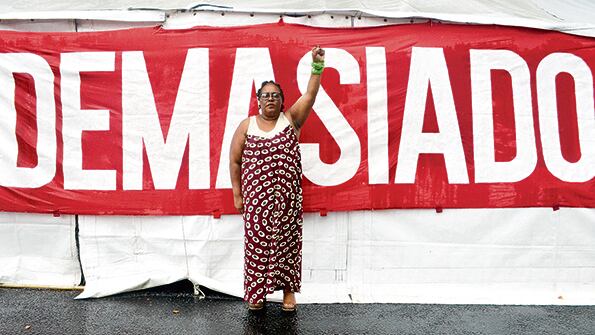 Mónica Francisco se define como mujer, negra, feminista, activista y defensora de los DD.HH.