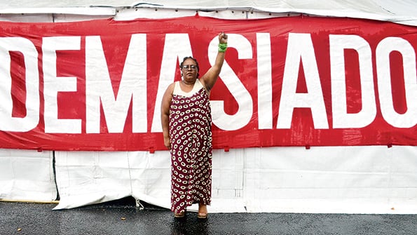 Mónica Francisco se define como mujer, negra, feminista, activista y defensora de los DD.HH.