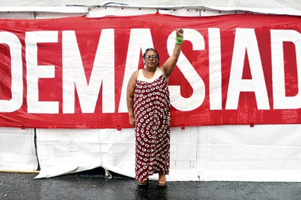 Mónica Francisco se define como mujer, negra, feminista, activista y defensora de los DD.HH.