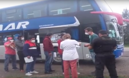 En el control de Cabeza de Buey 