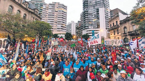 La Marcha Federal arrancó el lunes desde cinco puntos diferentes del país y atravesó todas las provincias.
