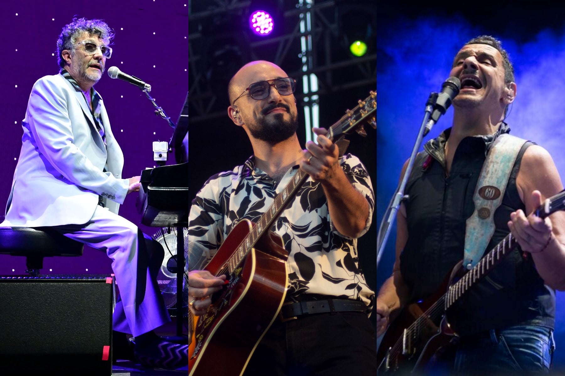 Fito Páez, Abel Pintos y Divididos serán parte de algunas de las fiestas y festivales del verano 2023. 