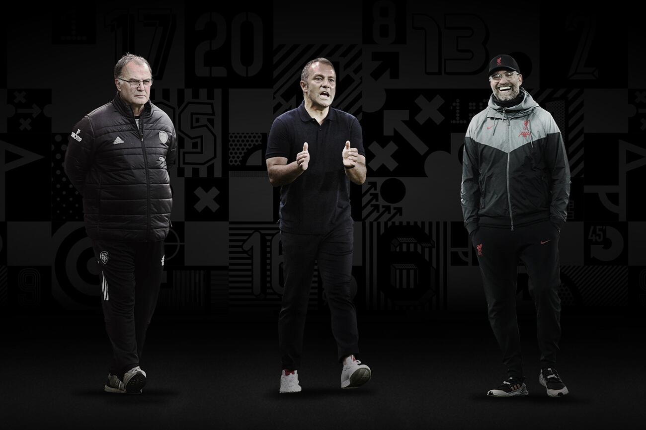 Bielsa, junto a los alemanes Klopp y Flick en la terna la mejor entrenador del año.