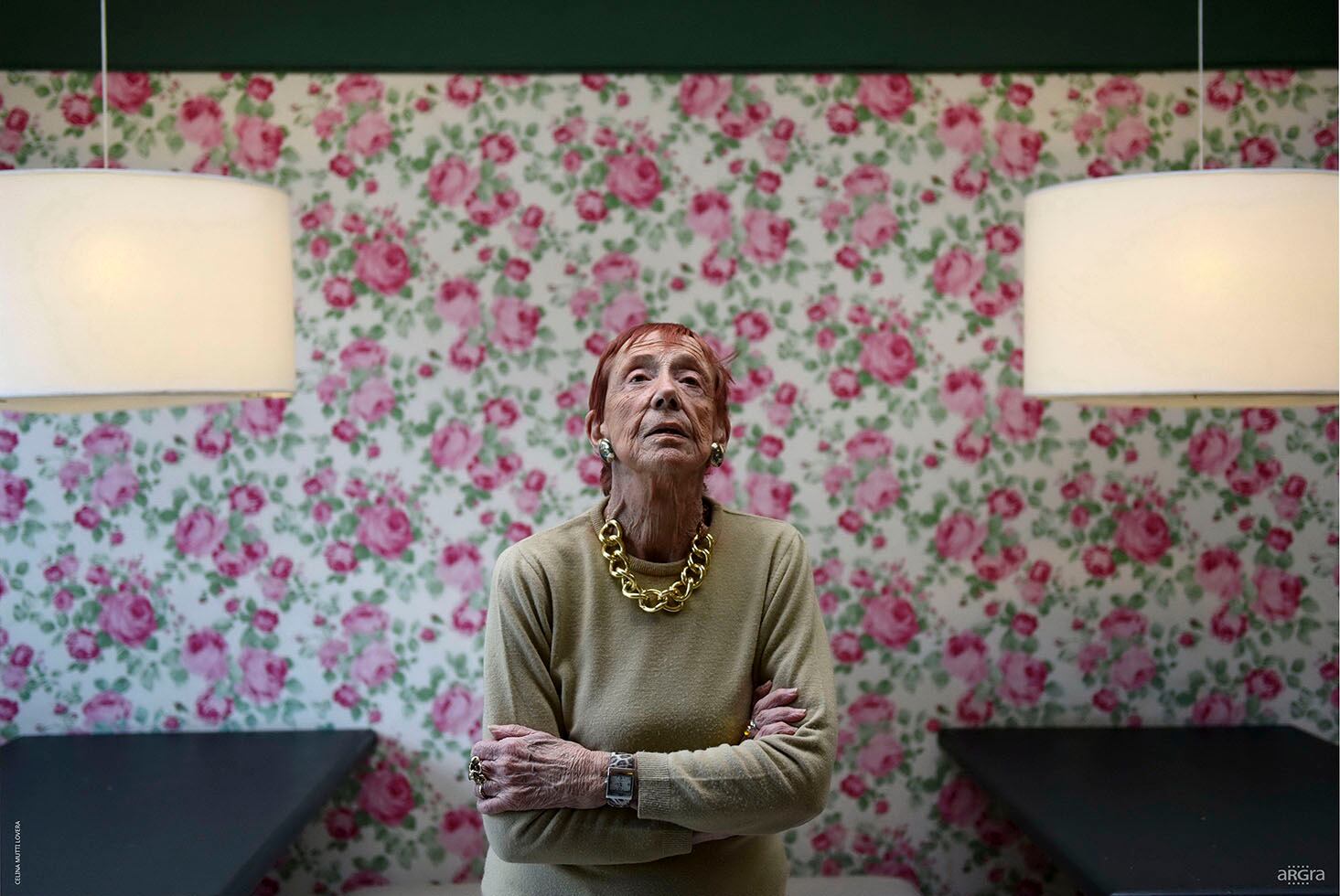 Retrato de la escritora Angélica Gorodischer, considerada una de las voces femeninas más importante dentro de la ciencia ficción en Iberoamérica.