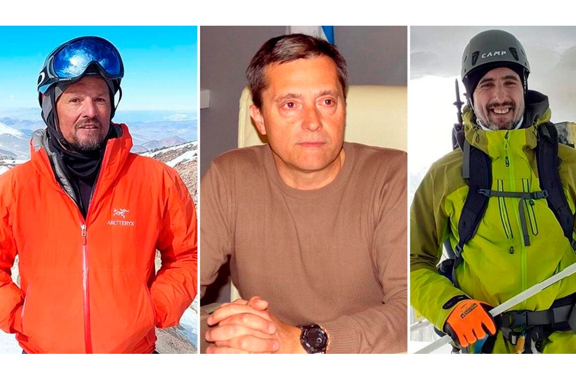 Los tres andinistas argentinos que muerieron en Chile