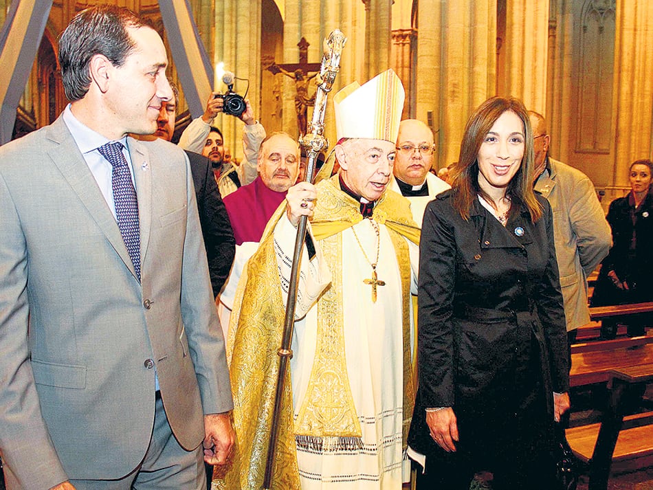 Aguer se alineó con los negacionistas durante el Tedeum al que concurrió María Eugenia Vidal.