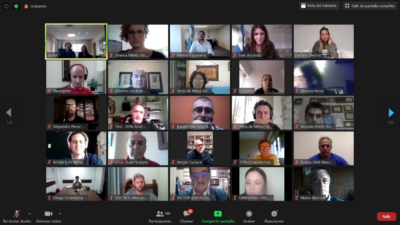 La reunión se realizó de manera remota.