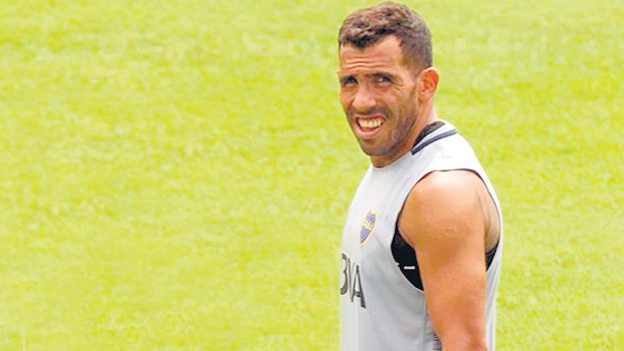 Tevez lleva dos días sin entrenar por una molestia en el gemelo.