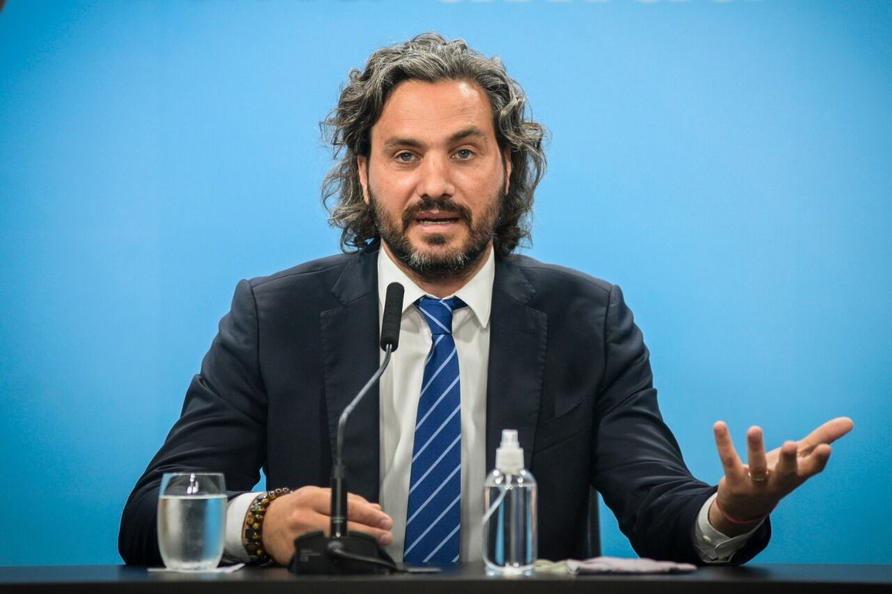 El jefe de Gabinete, Santiago Cafiero, dijo esta mañana que “Patricia Bullrich va a tener que responder en la justicia lo que dice en los medios”, al referirse a los supuestos pedidos de soborno a la empresa Pfizer.