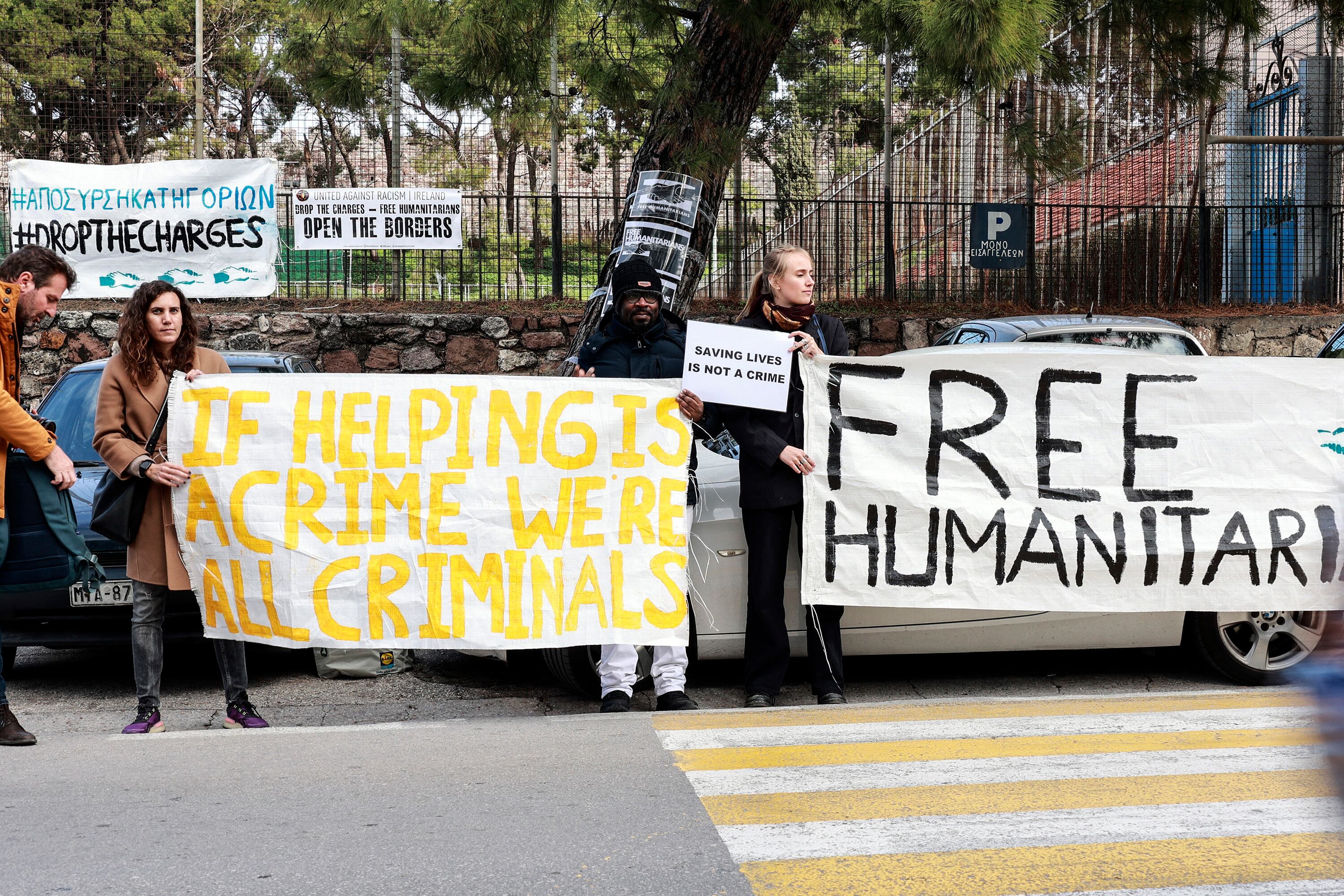 En todo el mundo hubo manifestaciones de repudio a la Justicia griega.