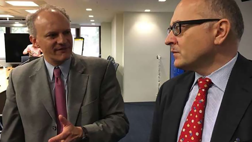 Alejandro Werner y Roberto Cardarelli, los enviados del FMI.