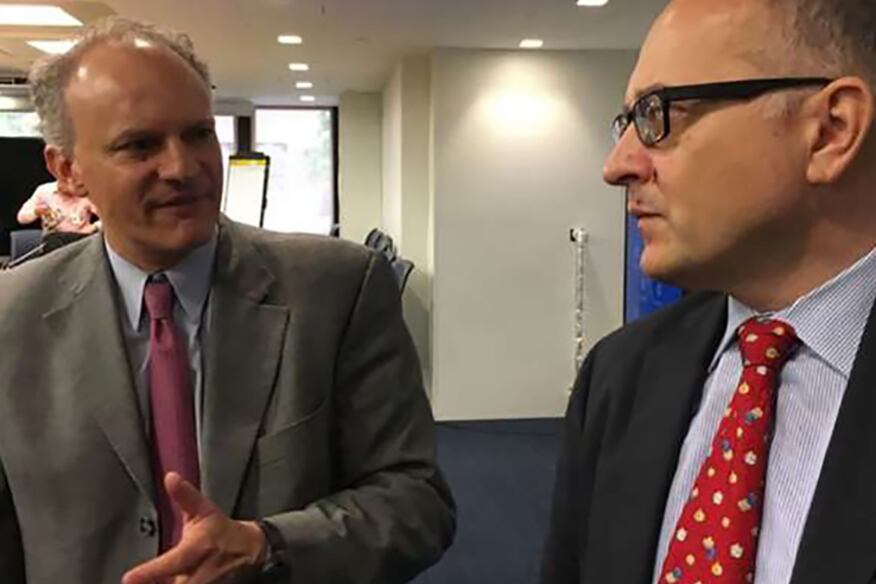 Alejandro Werner y Roberto Cardarelli, los enviados del FMI.