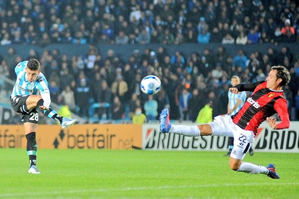 Racing Club le ganó este miércoles 1-0 al Melgar de Perú y tiene chances de pasar a octavos de final. Foto: (TW Racing Club)