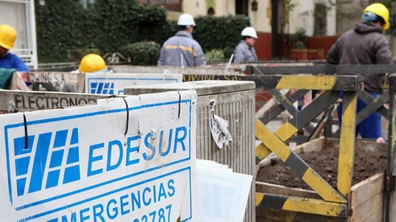 Los cortes en el área de Edesur afectaron este lunes a unos 4000 usuarios.