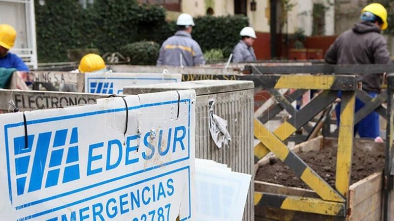 Los cortes en el área de Edesur afectaron este lunes a unos 4000 usuarios.