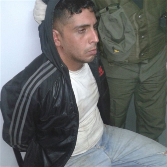 Darío Badaracco, tras su detención en la villa 1-11-14.