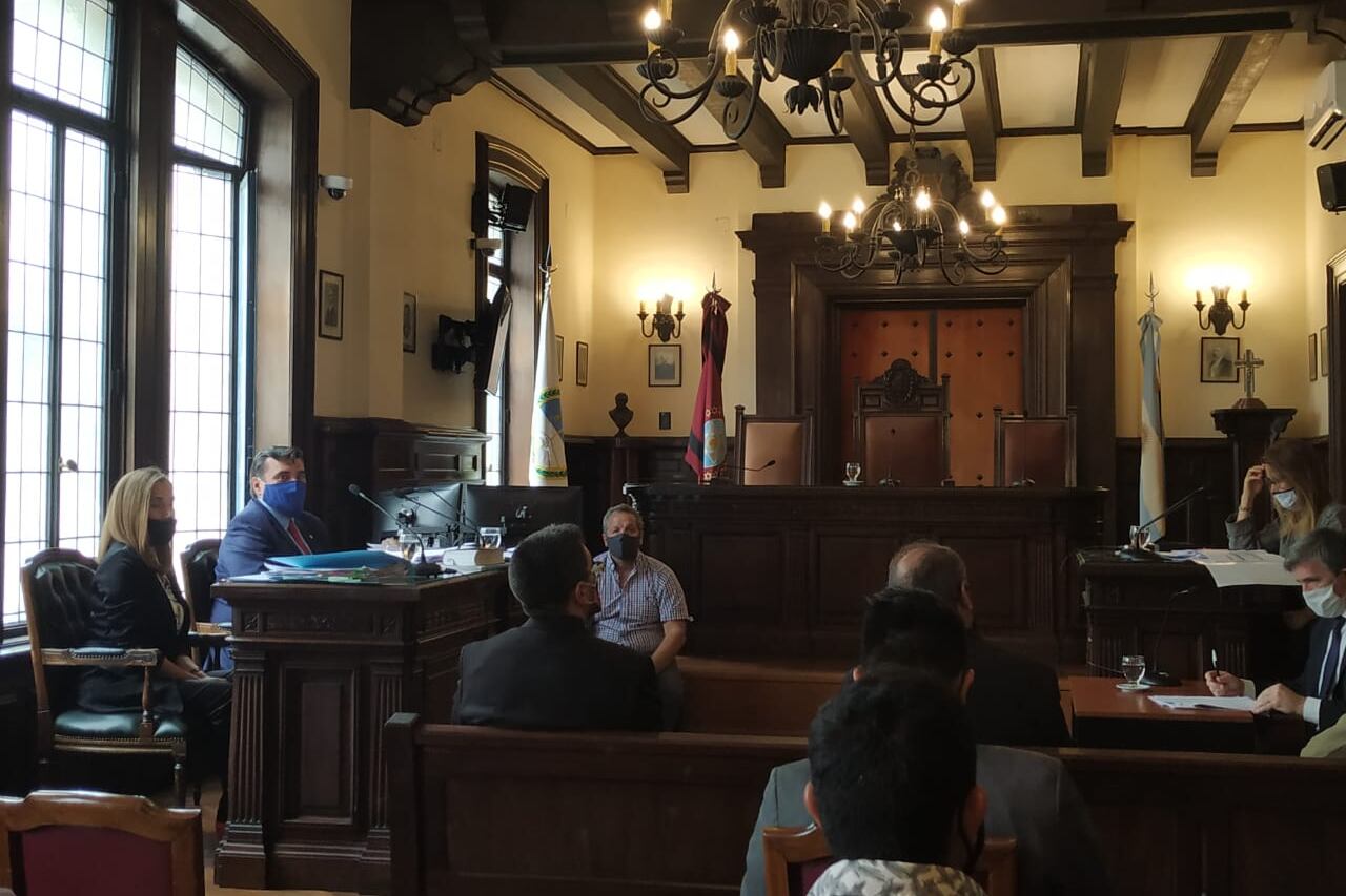 Momentos previos a una de las audiencias en el Juzgado Federal Salta