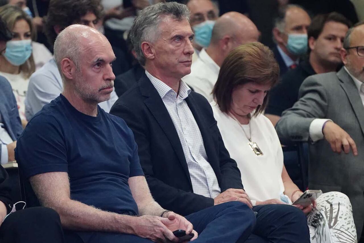 Horacio Rodríguez Larreta, Mauricio Macri y Patricia Bullrich.