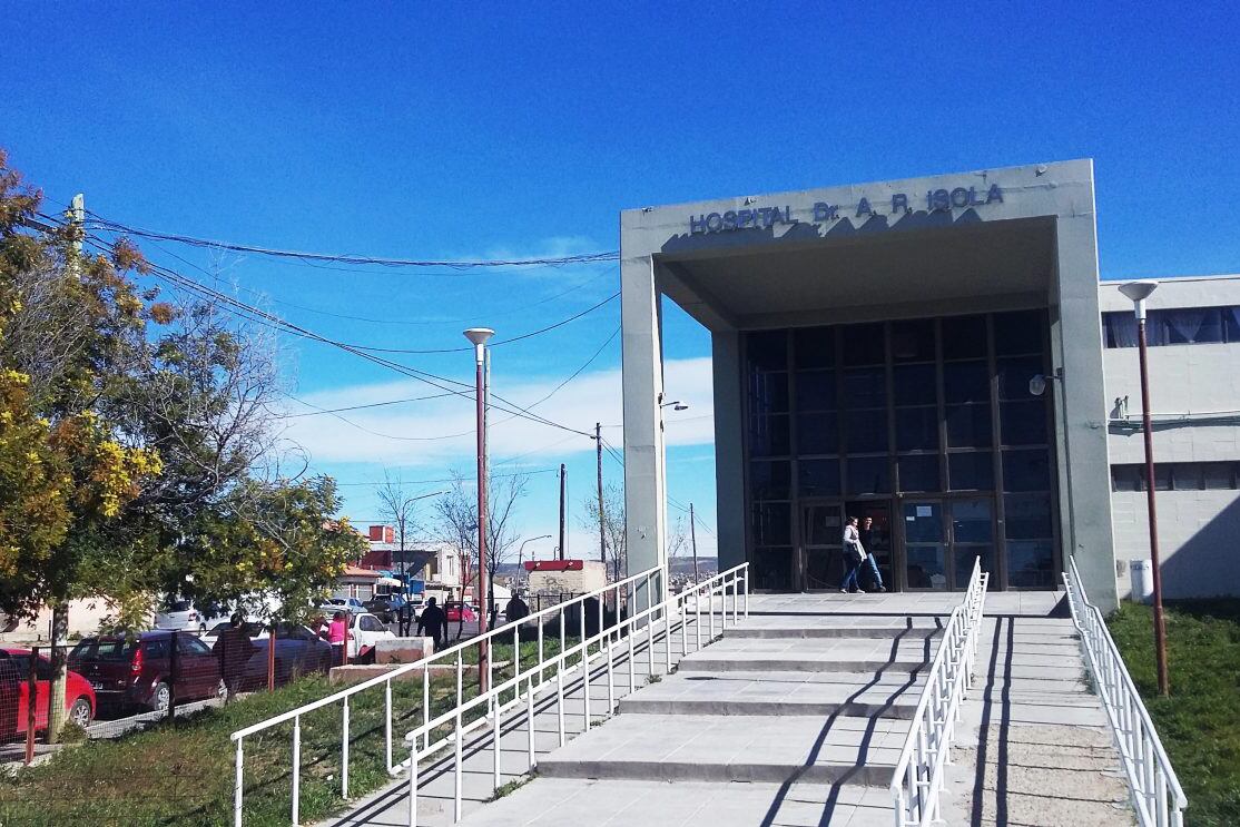 El Hospital Isola,  donde había sido internada la víctima.
