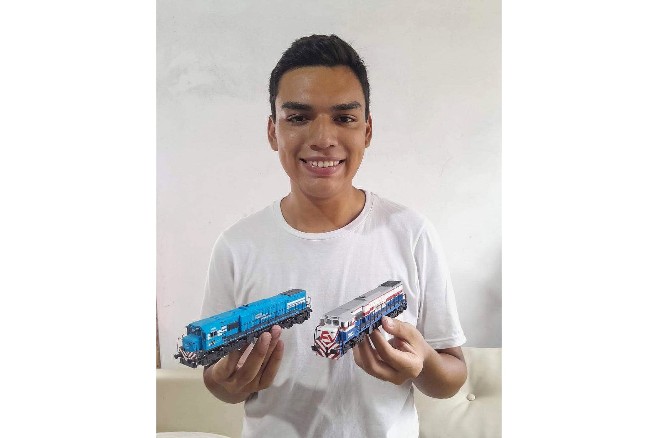Julián Quispe tiene 20 años y es ingresante de Licenciatura de Tecnologías ferroviarias.