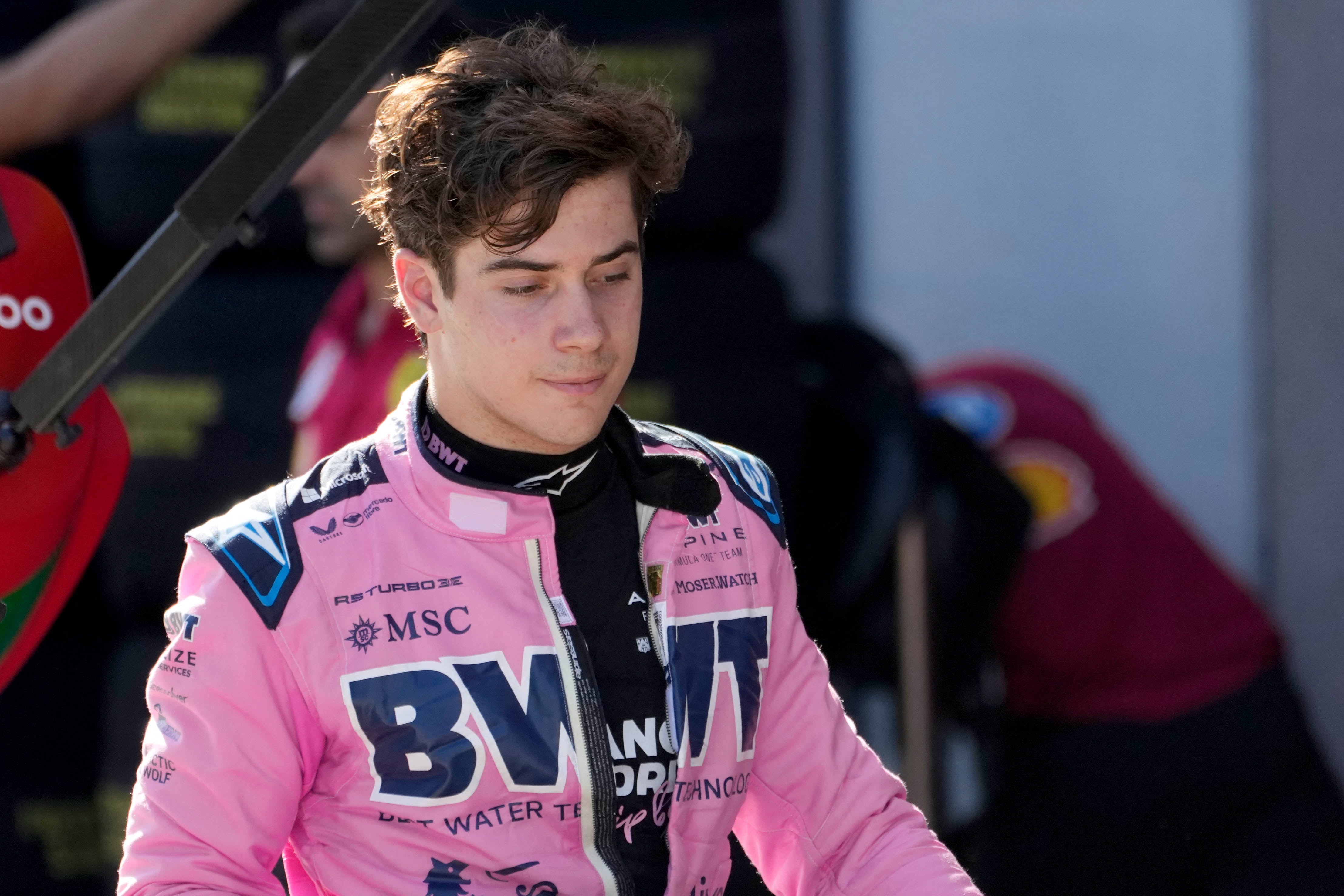 Colapinto se subió a un F1 por primera vez en Silverstone