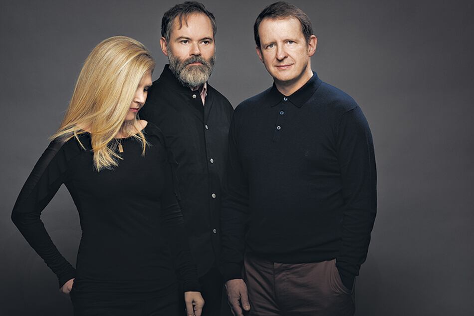 Sarah Cracknell, Pete Wiggs y Bob Stanley.