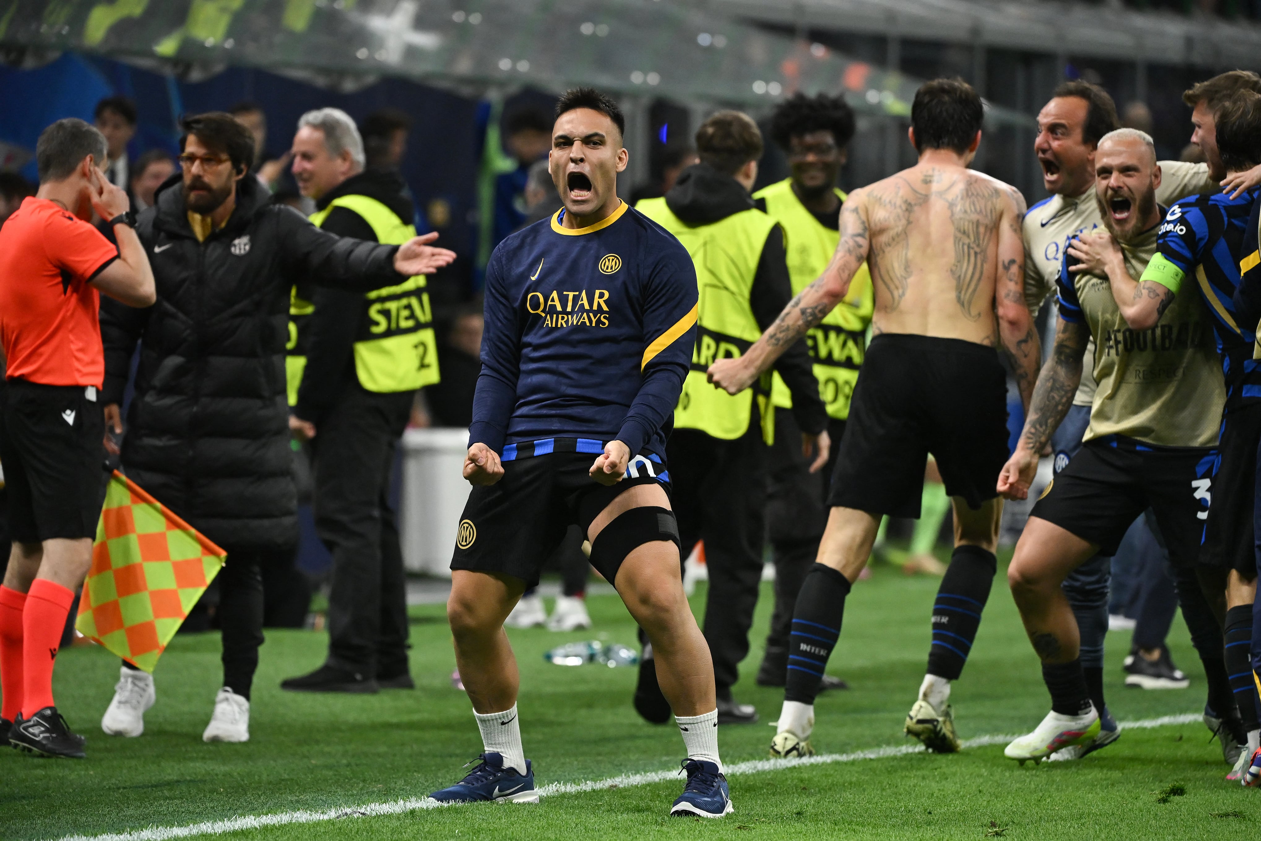 Lautaro grita con el alma el pase de Inter a la final de la Champions