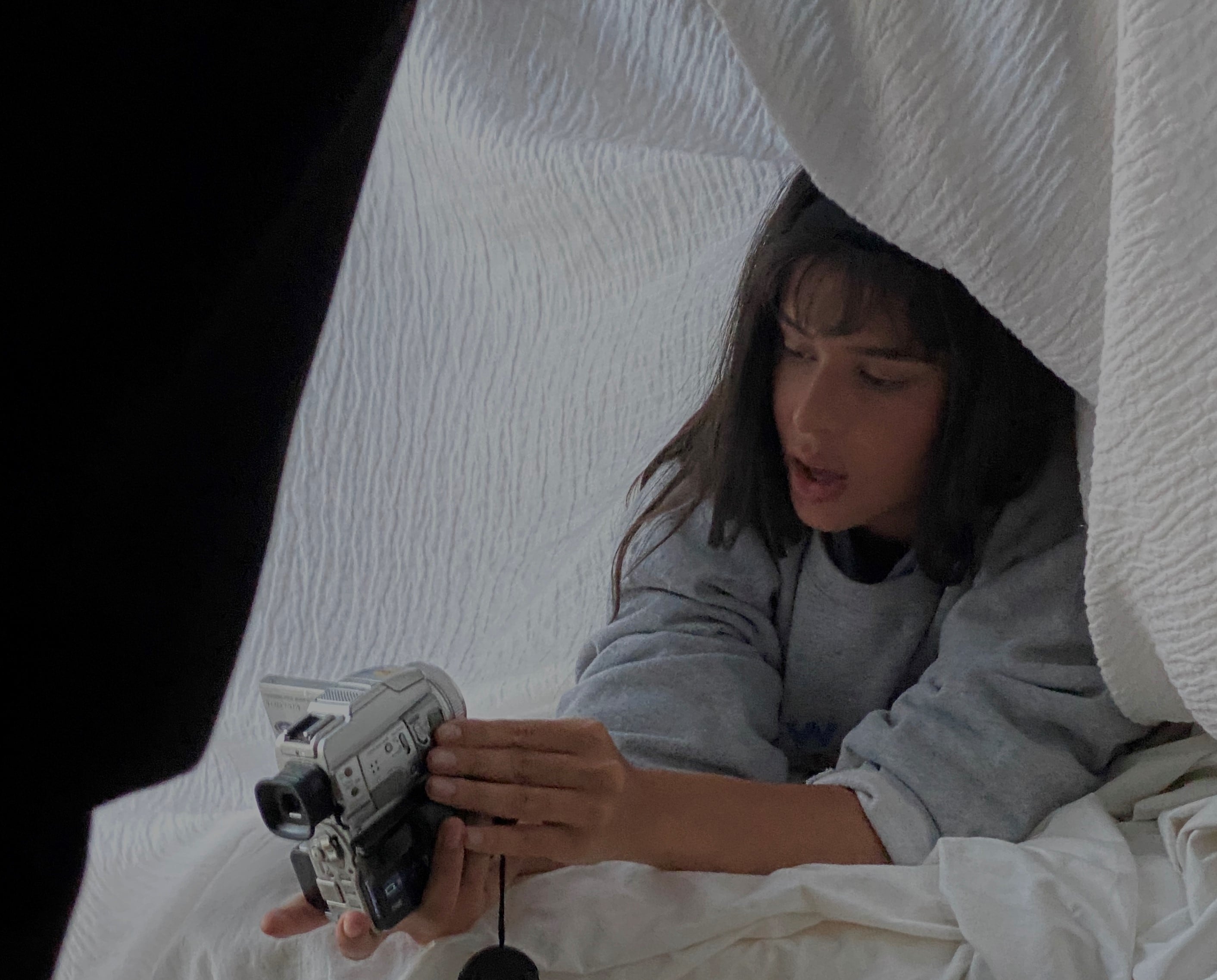 Nathy en una imagen del video de Buenos Aires.