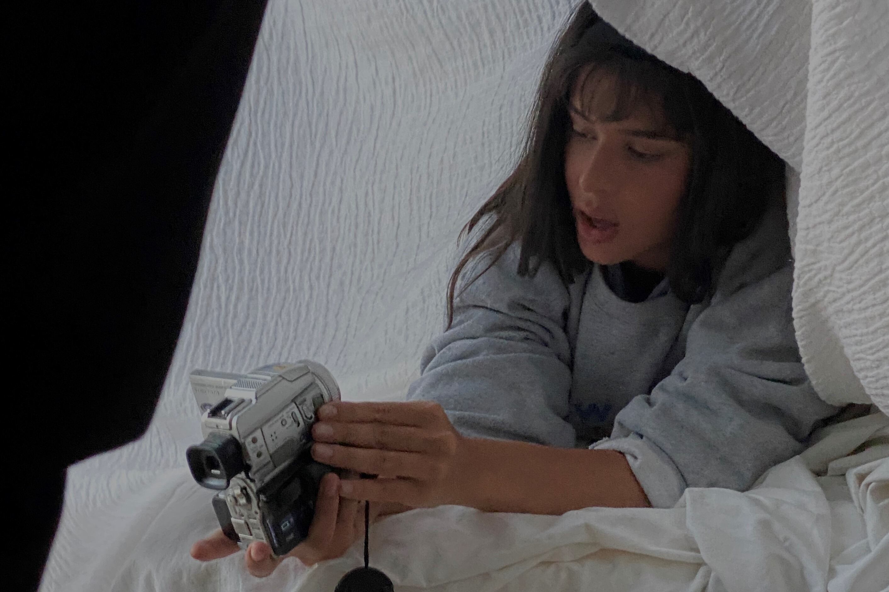 Nathy en una imagen del video de Buenos Aires.