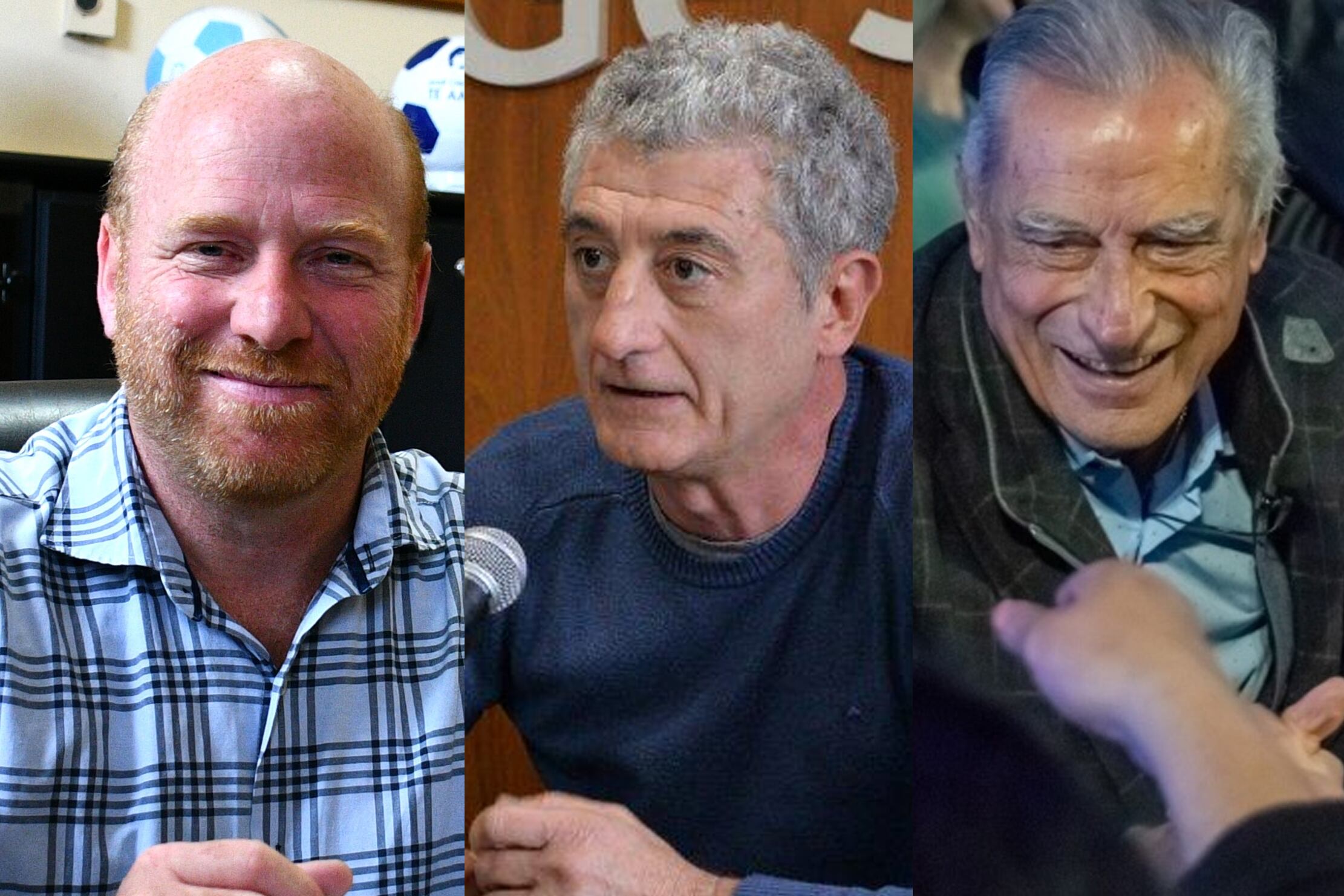 Los intendentes Walter Wischnivezky (Mar Chiquita), Gustavo Barrera (Villa Gesell) y  Juan De Jesús (La Costa).