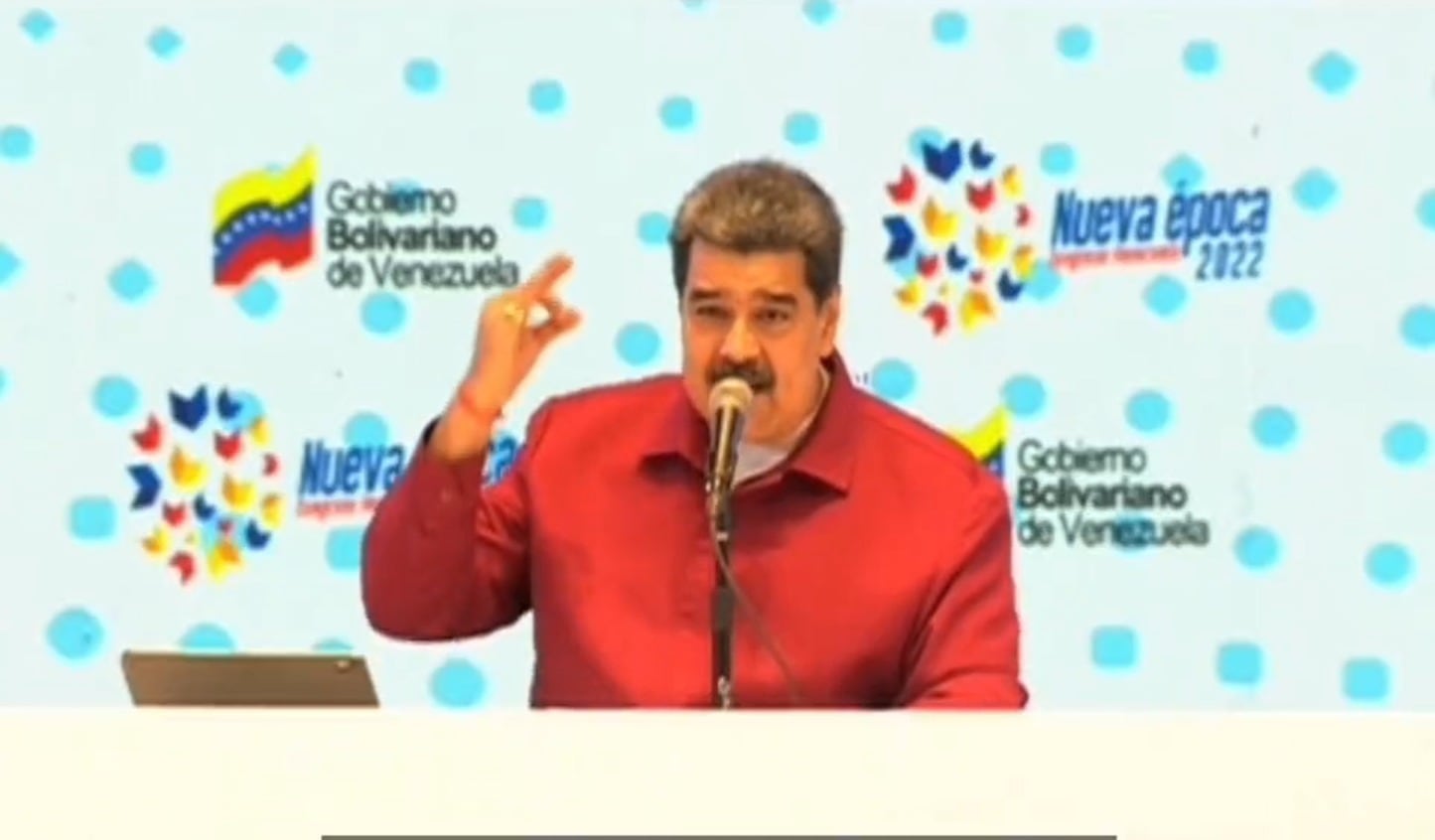 Conferencia de prensa este lunes 8 de agosto / Twitter de Nicolás Maduro