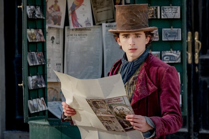 Timothée Chalamet es el nuevo Wonka.