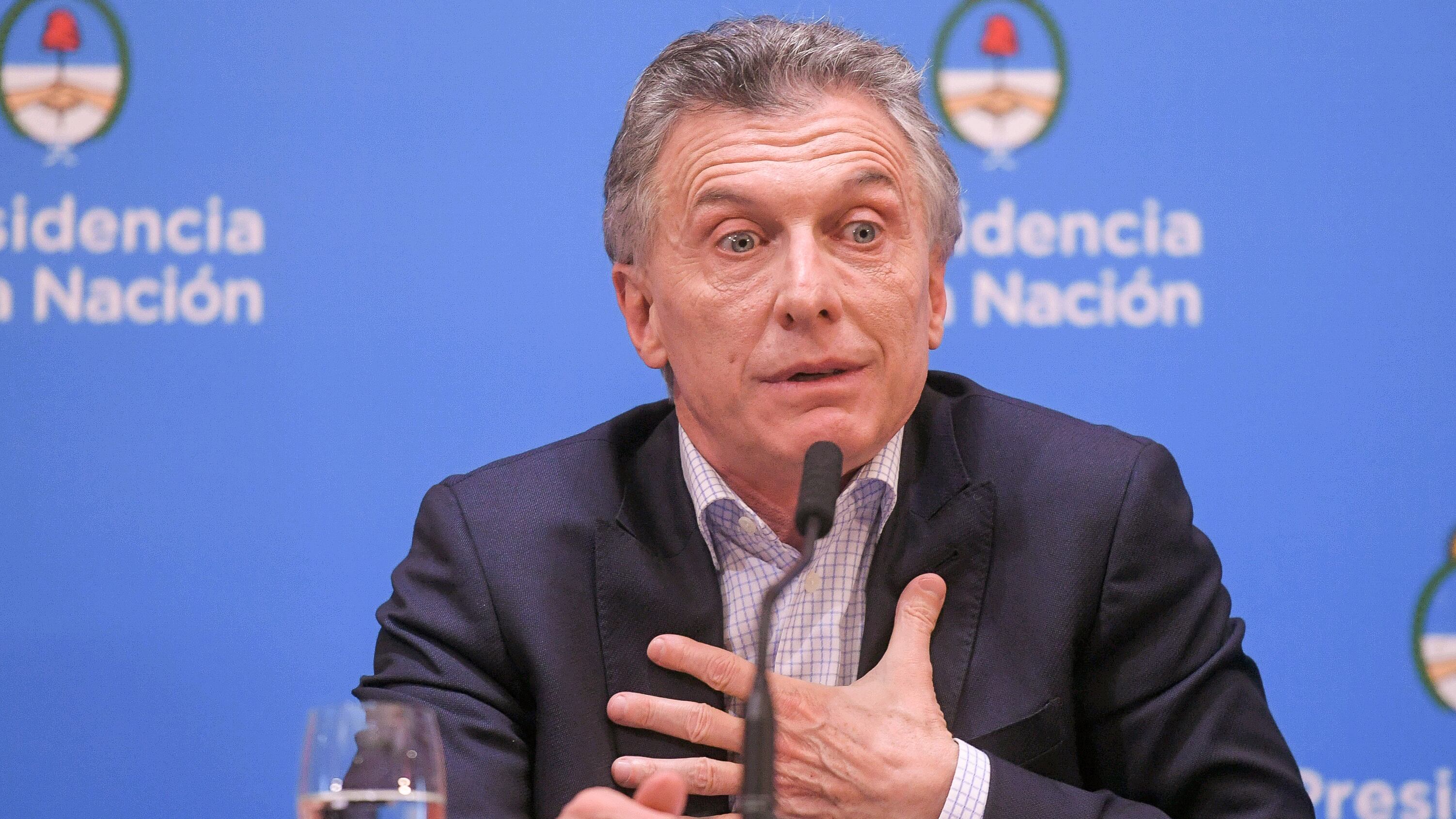 El Presidente Mauricio Macri.