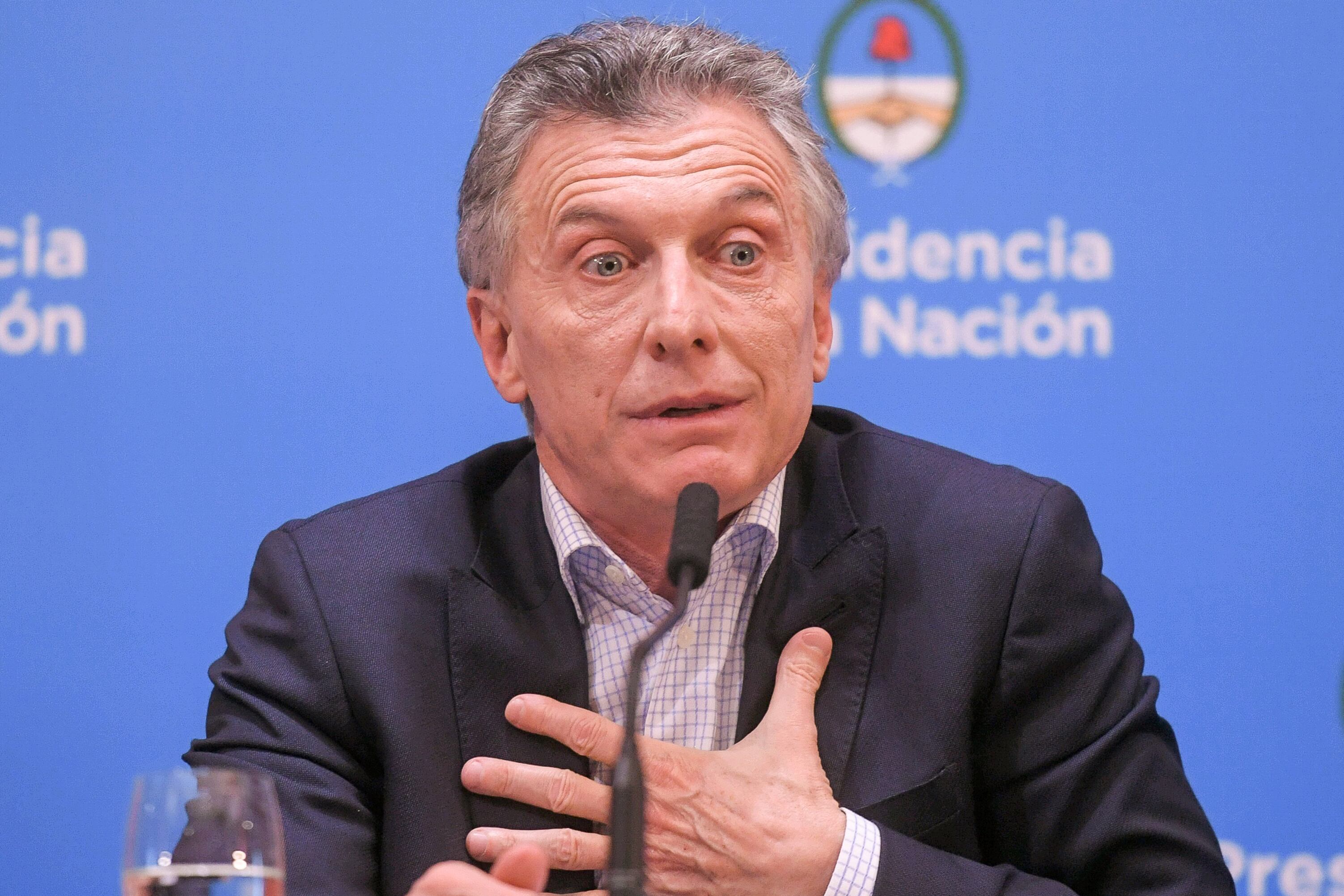 El Presidente Mauricio Macri.