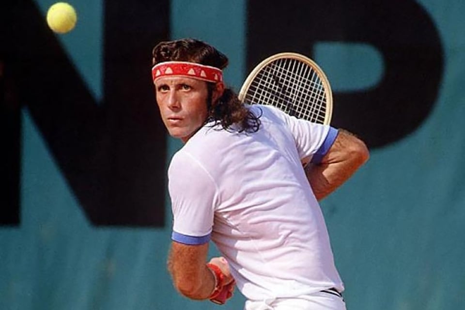 Guillermo Vilas cumple 70 años. 