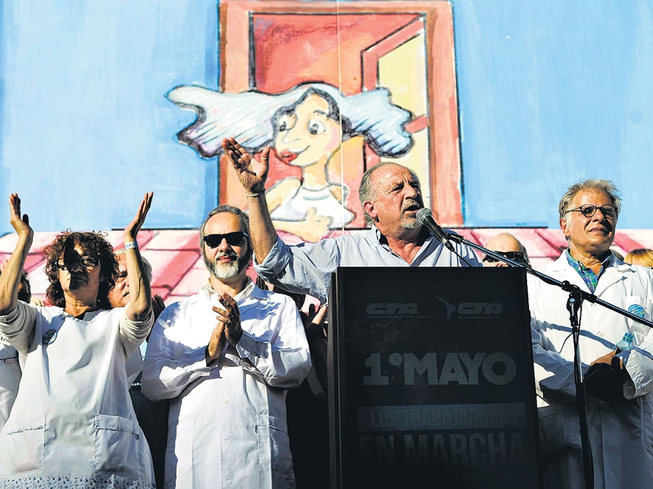 Además de paritarias libres, los dirigentes de las CTA pidieron el cese de la represión a los trabajadores y la liberación de Milagro Sala.