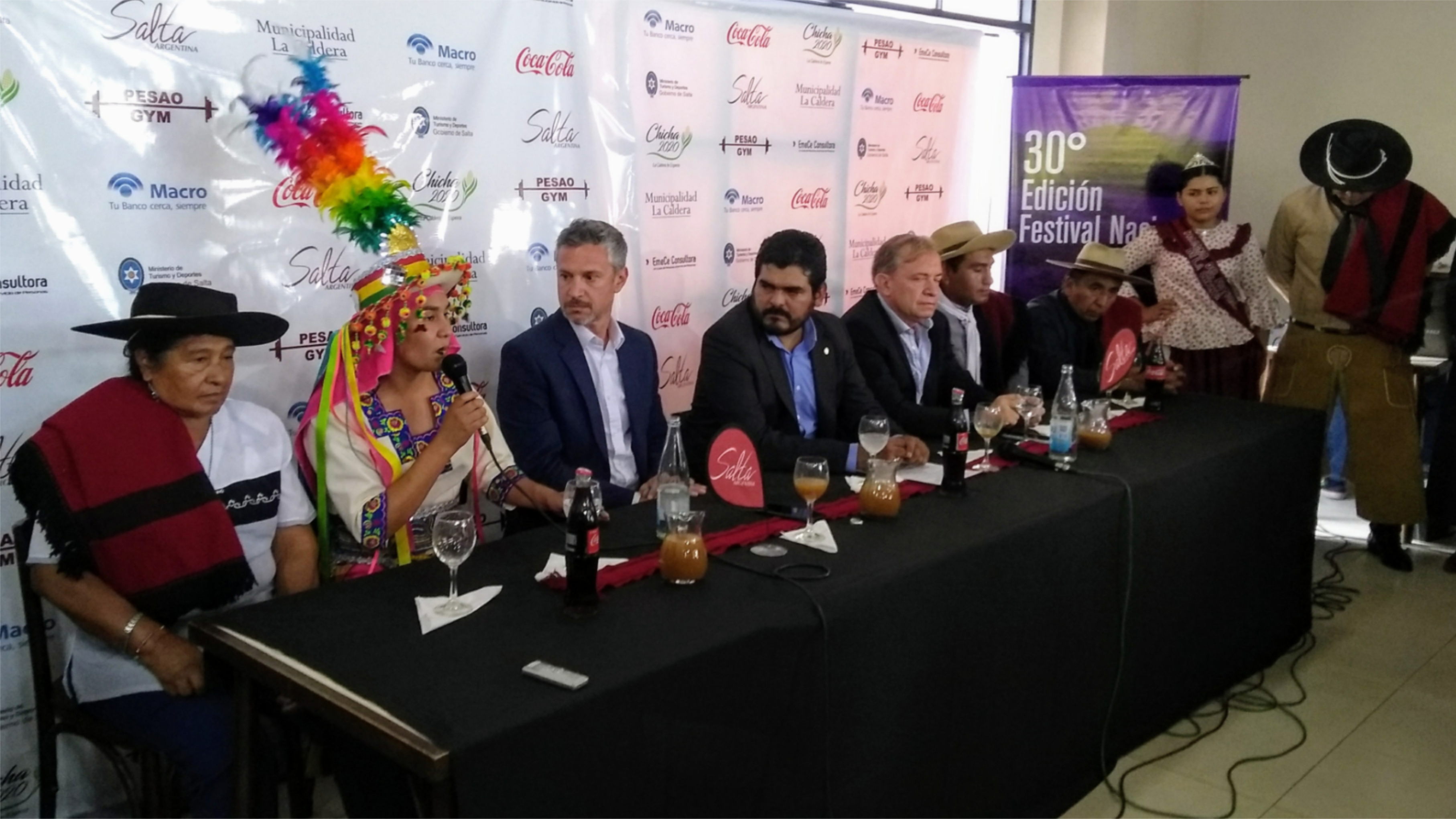 Lanzamiento del Festival de La Chicha, del que participó el ministro de turismo