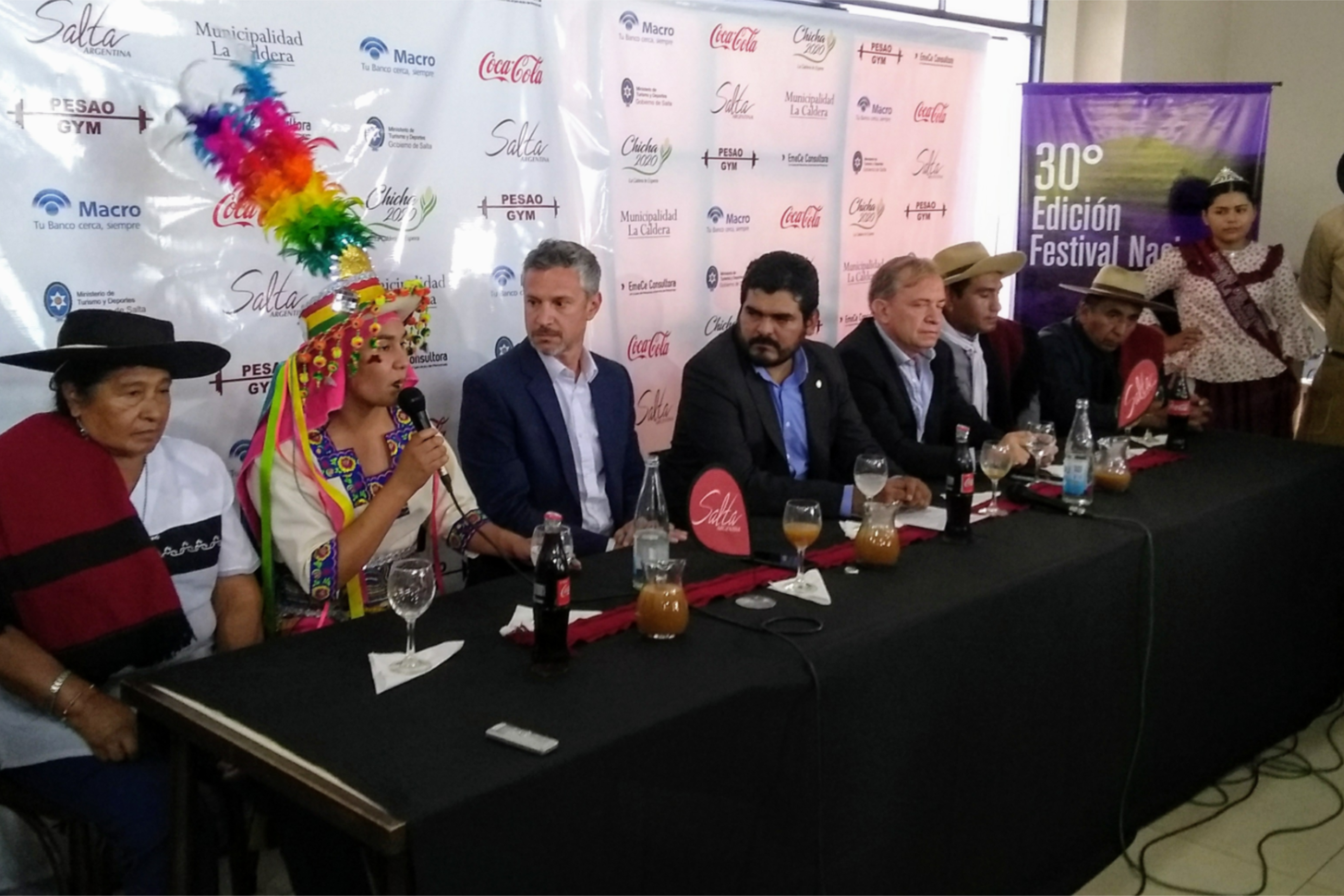 Lanzamiento del Festival de La Chicha, del que participó el ministro de turismo