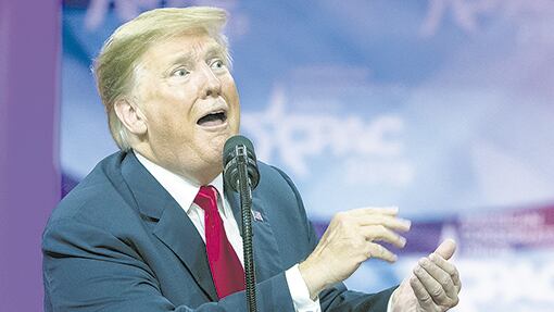 En su discurso Trump no se refirió al fracaso en la cumbre con Vietnam.