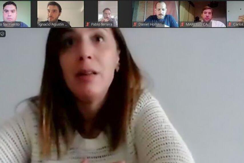 Vidal encabezó una charla con militantes vía Zoom