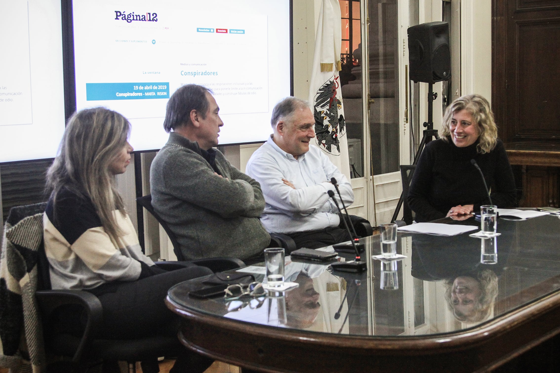 El acto celebró a "La Ventana" como "un lugar estratégico de debate y pensamiento"