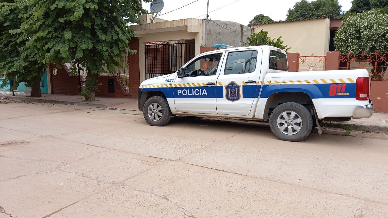 La casa donde residía Daniela y fue encontrada muerta. 