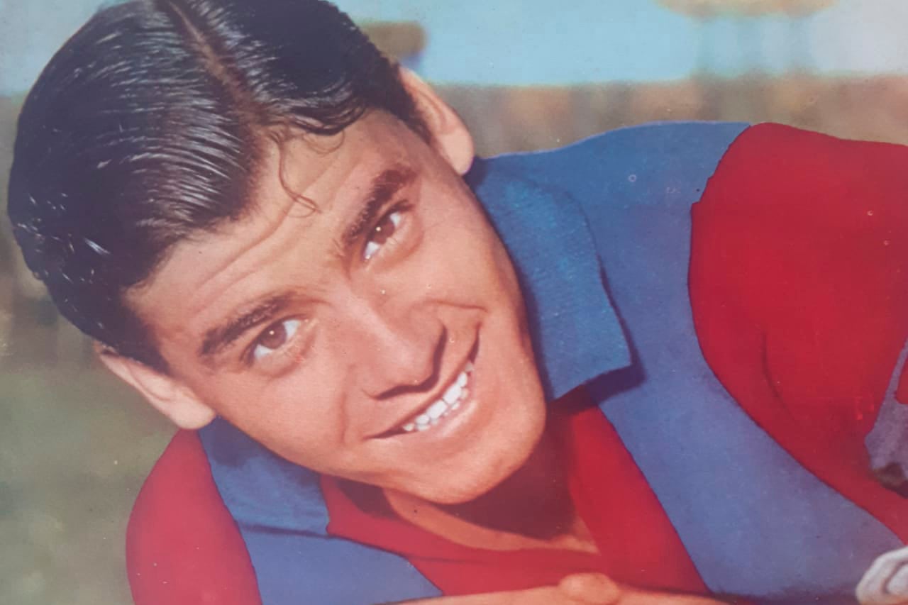 El tucumano y una postal de sus gloriosos años '60 en San Lorenzo.