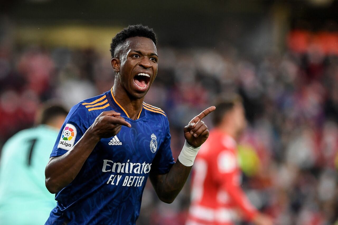 El brasileño Vinicius grita el tercero del Merengue ante Granada