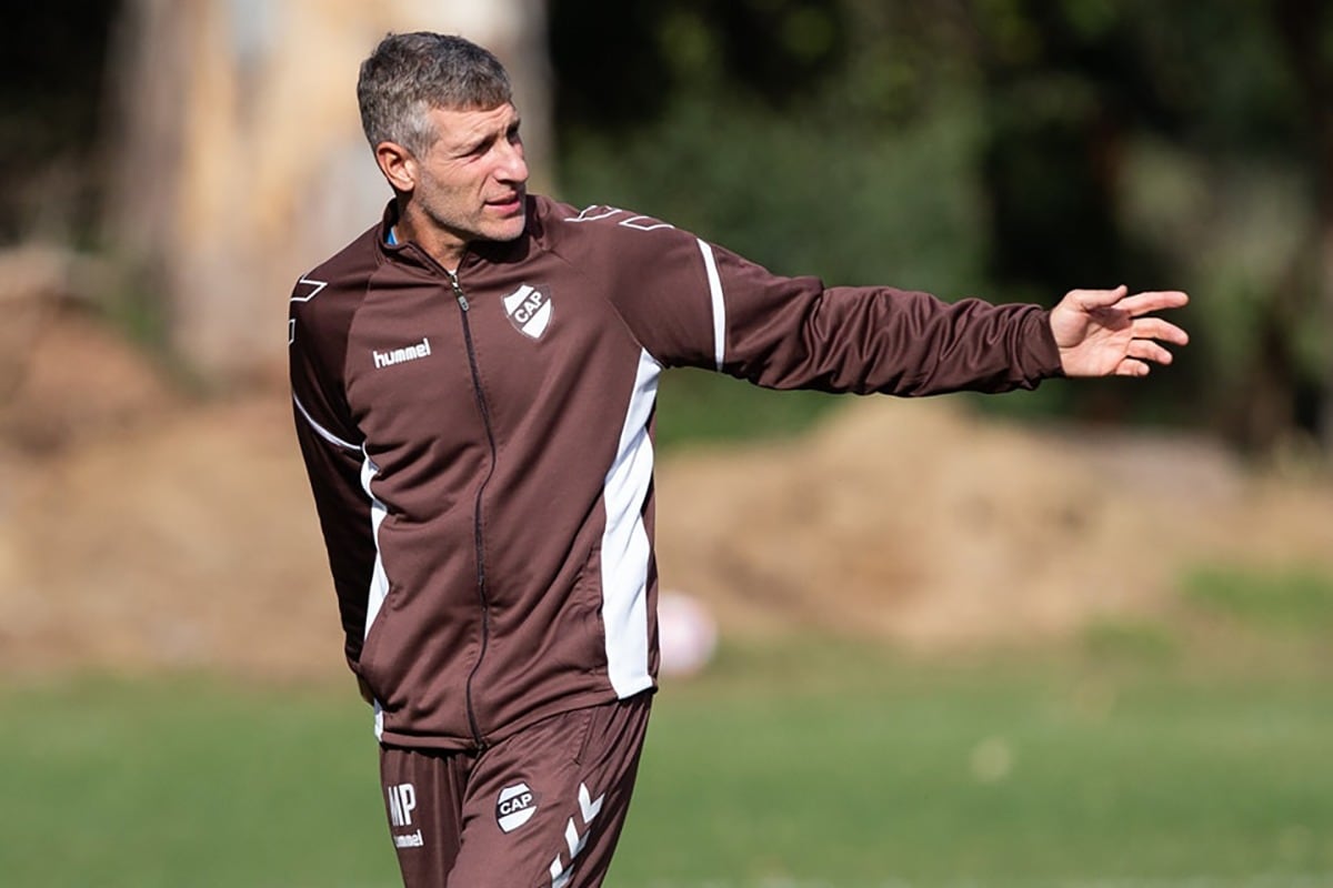 Martín Palermo, DT de Platense.