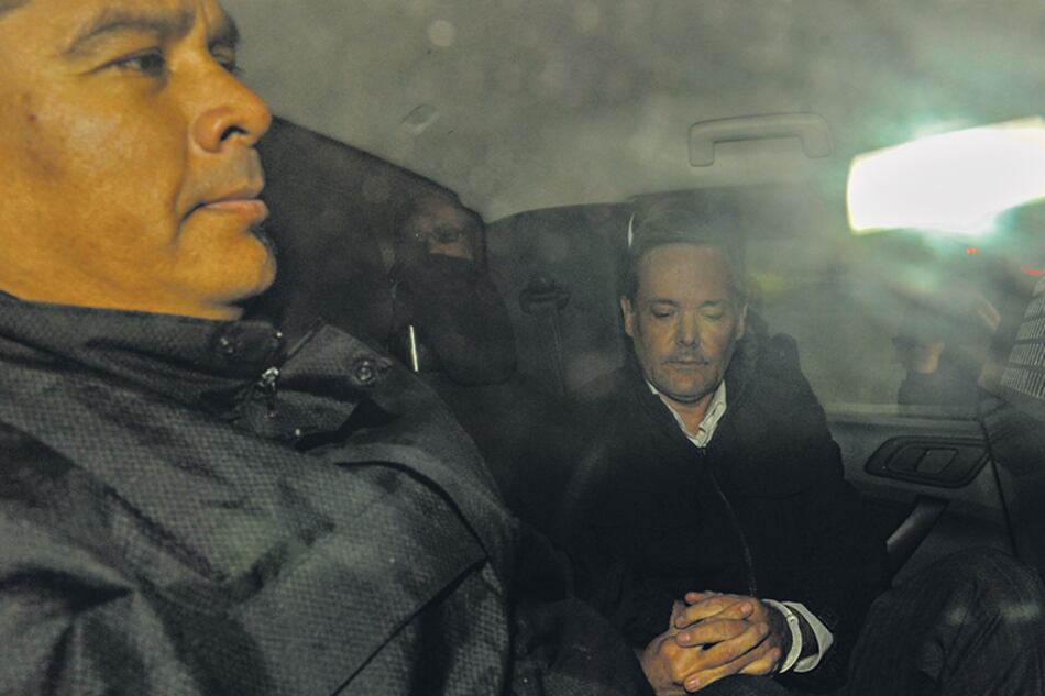 Fernando Farré, luego de que el jurado lo considerara culpable del femicidio de Claudia Schaefer, es trasladado al penal.