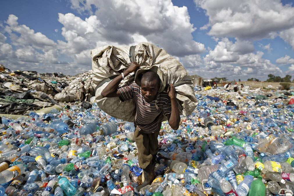 Un vertedero de Nairobi, Kenia.