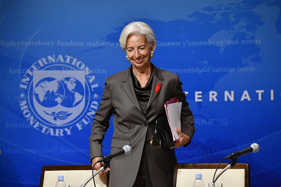 La directora gerente del Fondo Monetario Internacional, Christine Lagarde.