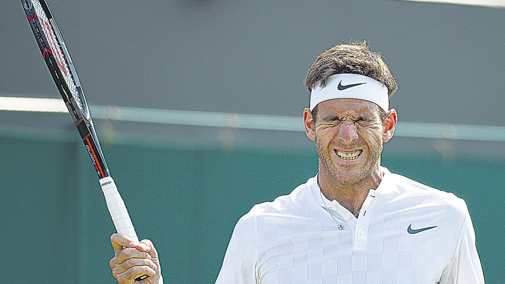 Juan Martín Del Potro cayó por 6-4, 6-4 y 7-6 (3).